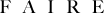 Logo Faire